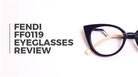 fendi ff 0119|Fendi FF 0119 Eyeglasses Review .